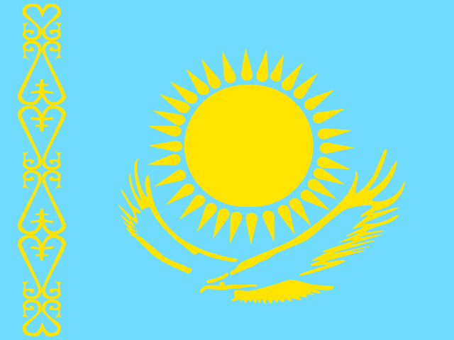 Флаг Казахстана